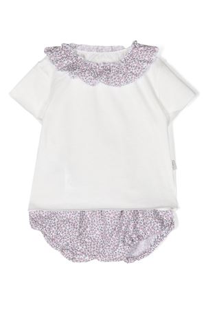 T-shirt e pantaloncini a fiori in cotone TEDDY & MINOU KIDS | E24CP029M01101032